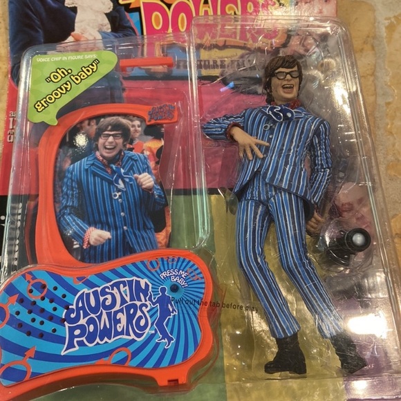 Vintage Groovy Baby Austin Powers Feature Film TalkingFigure Unopened McFarland - Picture 7 of 8